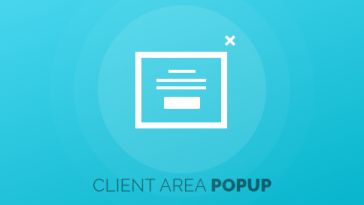 Client Area Popup For WHMCS Free Download [Nulled] Latest version