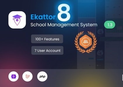 Ekattor - School Management System | 2023 Latest school management System Script Nulled