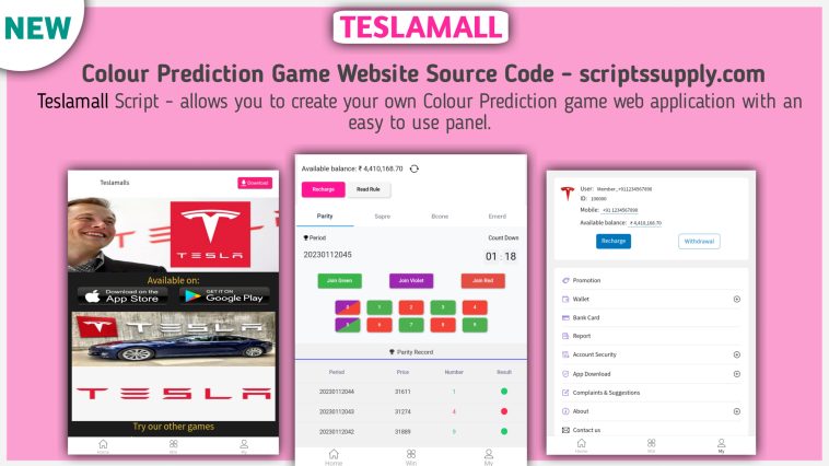 2023 Best Color Prediction Game Script Download [TeslaMall]