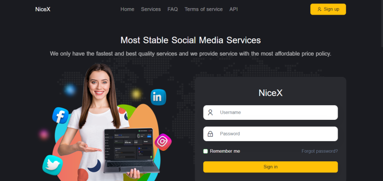 NiceX SMM Panel Free Script